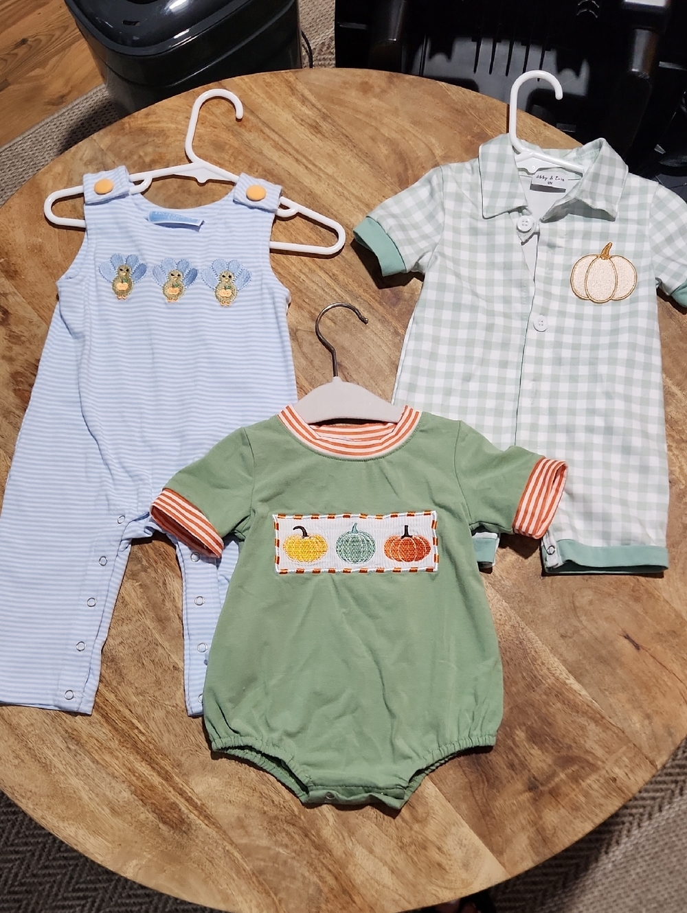9 Piece Bundle Of Size 6 Month Boy Fall Outfits
